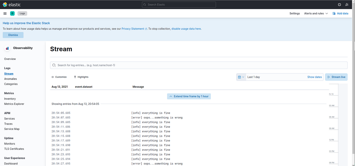 Logging your golang application to ElasticSearch with Filebeat | by ...