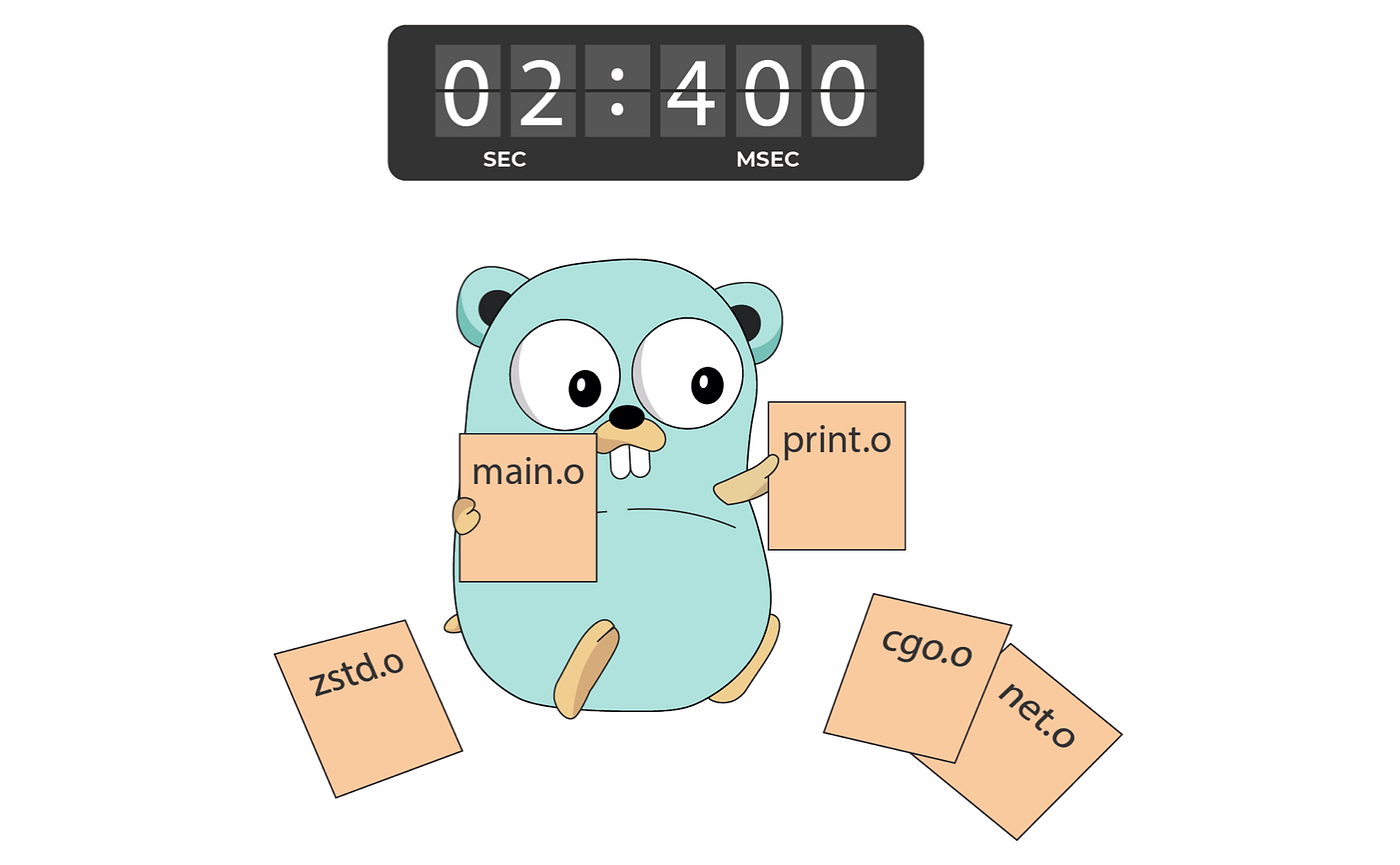 Illustration created for “A Journey With Go”, made from the original Go Gopher, created by Renee French.