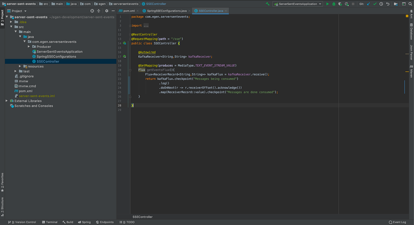Server-Sent Events Using Spring WebFlux and Reactive Kafka | by Gagan  SolurVenkatesh | Egen Engineering & Beyond | Medium