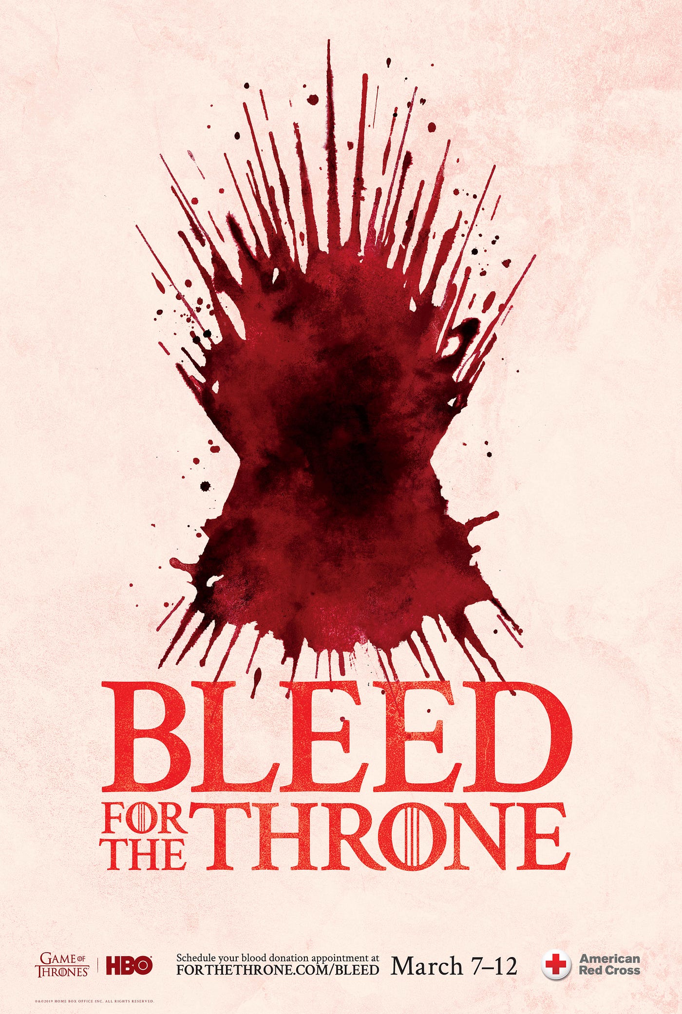 HBO® Invites GAME OF THRONES® Fans to Bleed For The Throne in National  American Red Cross Blood Drive | by WarnerMedia Entertainment | WarnerMedia  Entertainment | Medium