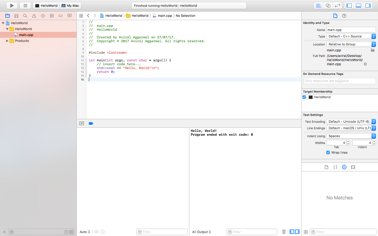 Mac Xcode and C++ — Beginning. Yes you read the title right! We