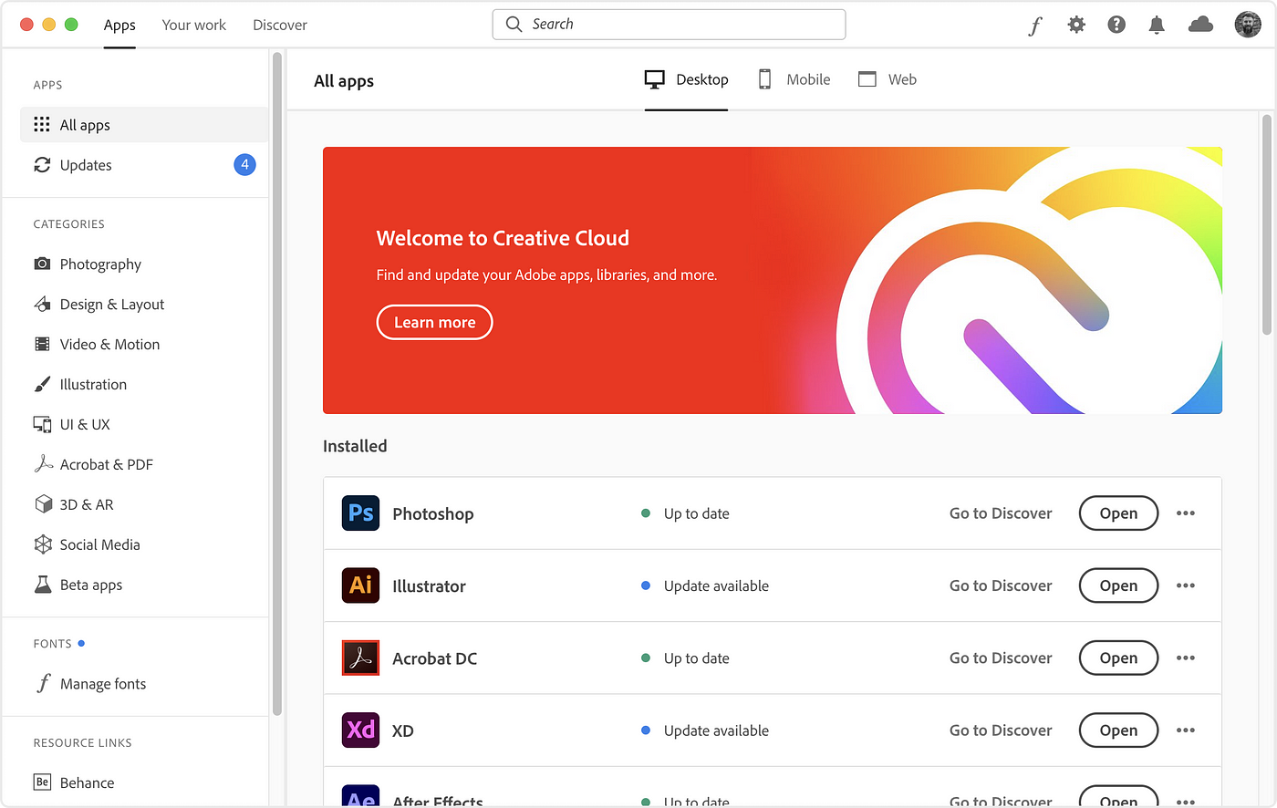 adobe creative cloud desktop sign out adobe creative cloud desktop sign out