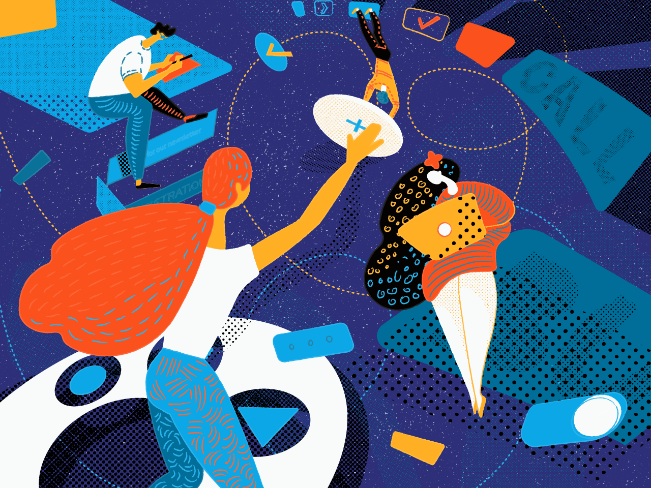 Design tips how to create illustrations for it blog by tubik ux planet