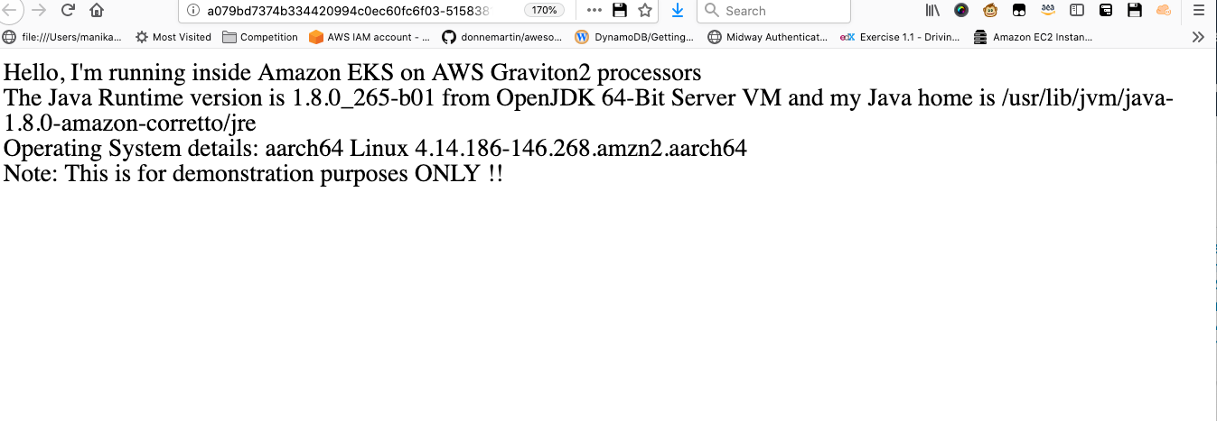 Running A Amazon Corretto Based Java App On An Amazon Eks Cluster Powered By Aws Graviton2 Based Ec2 Worker Nodes By Mani Medium