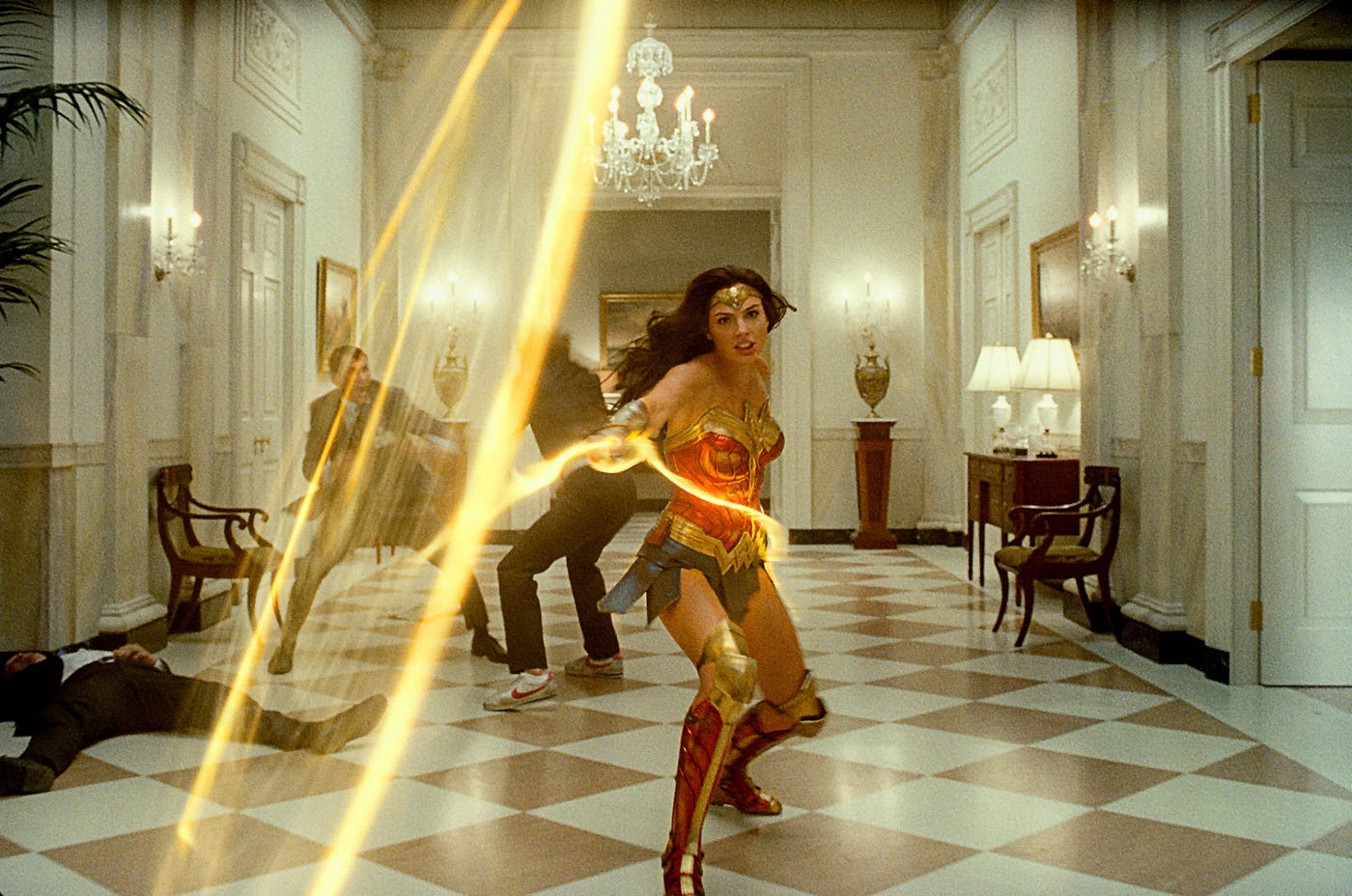 Gal Gadot as Wonder Woman in the sequel ‘Wonder Woman 1984’