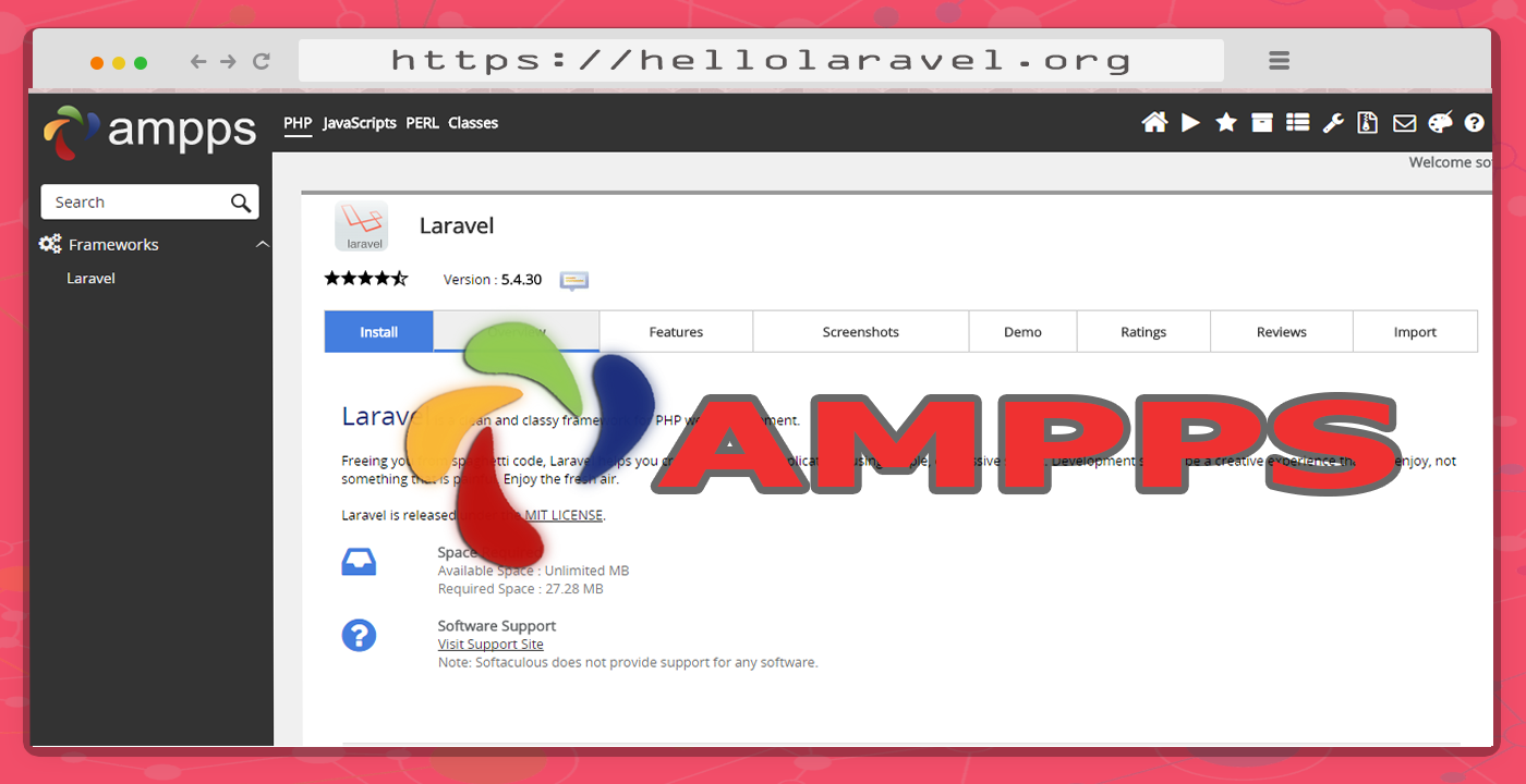 Ampps Is A Platform For Laravel Local Server As A Developer You Are By Mostafa Kamal Hello Laravel Medium