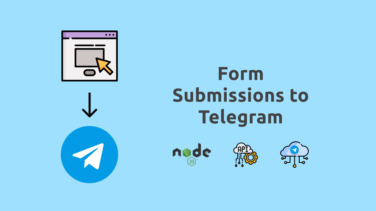 Capture Form Submissions on Telegram, with Nodejs. | by Fayaz Ahmed | Medium