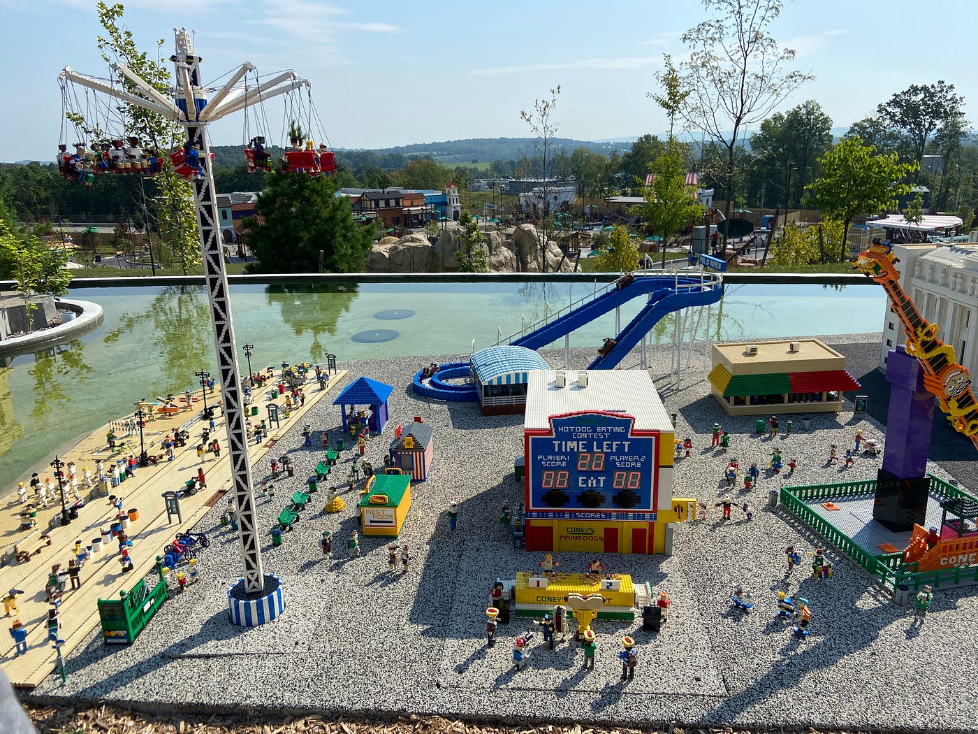 Coney Island Miniland at Legoland New York