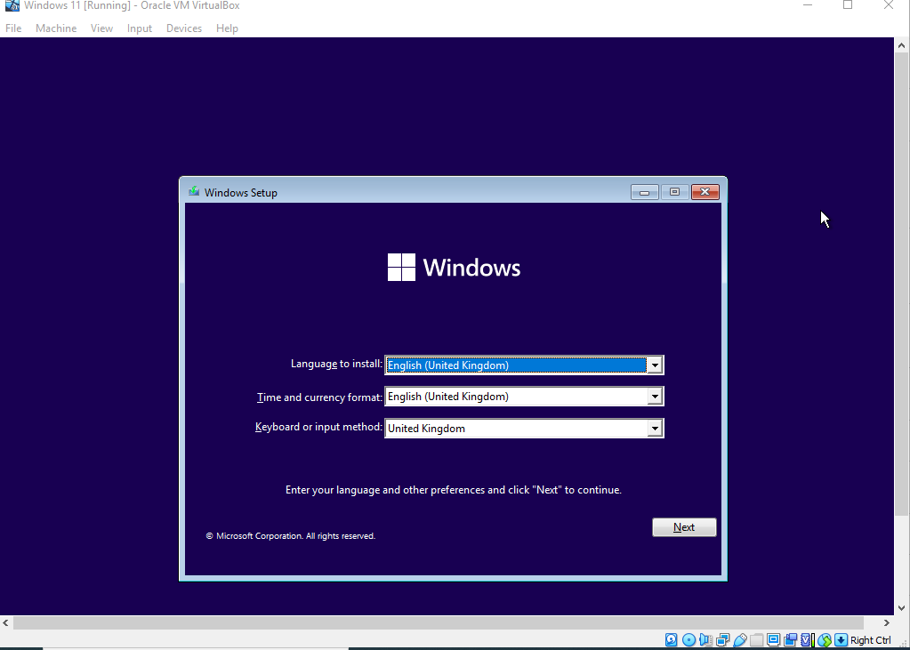Windows 11 Installation in VirtualBox | by Selvaraj kuppusamy | Sep ...