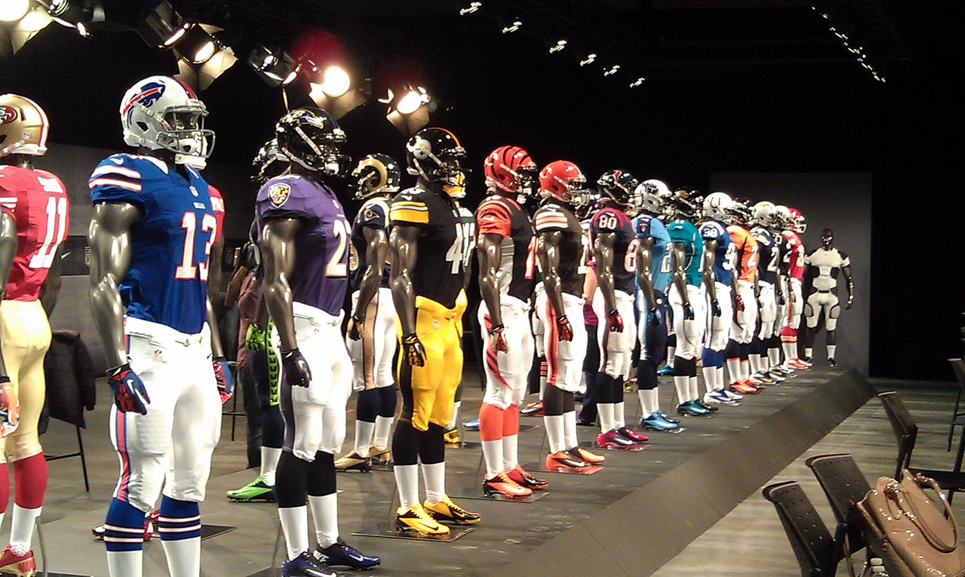 Ranking All 32 NFL Uniforms. NFL uniforms — there’s the good, the… by