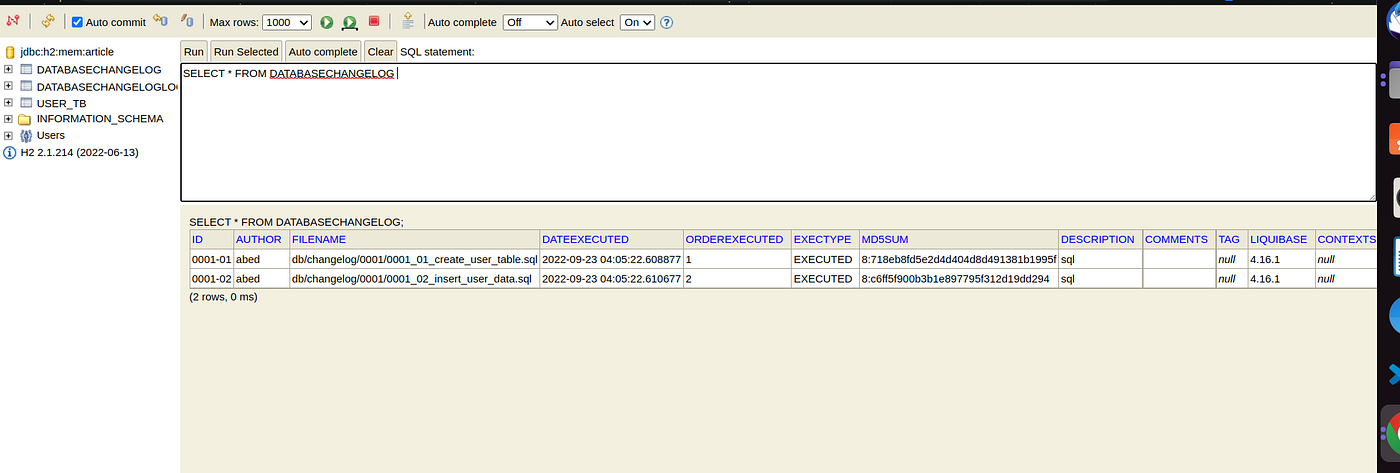 Liquibase Migration Using Liquibase With Spring Boot Managing