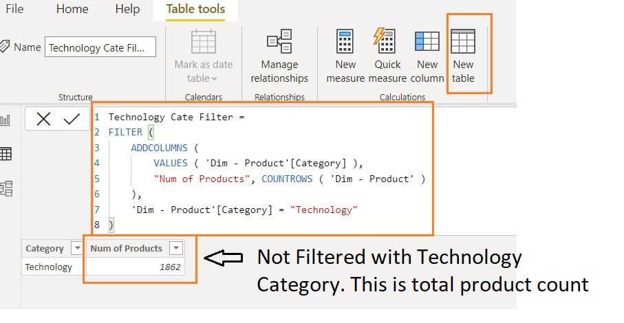 How To Differ CALCULATETABLE Over FILTER In DAX — DAX in Power BI — Chapter  10 | by Arpita Ghosh | Geek Culture | Medium