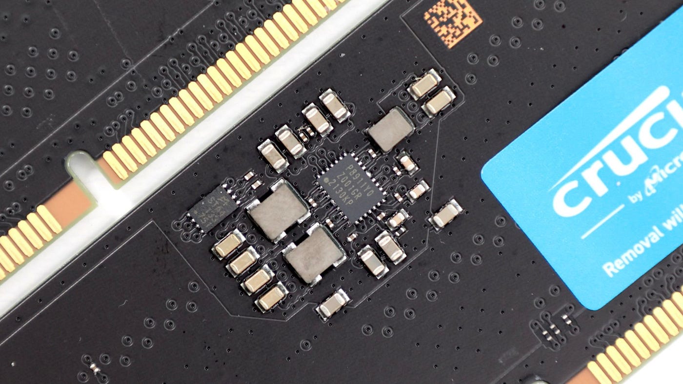 DDR5 親民選擇 Crucial DDR5 4800 32GB Kit 不加壓就可以超頻到 DDR5 5400