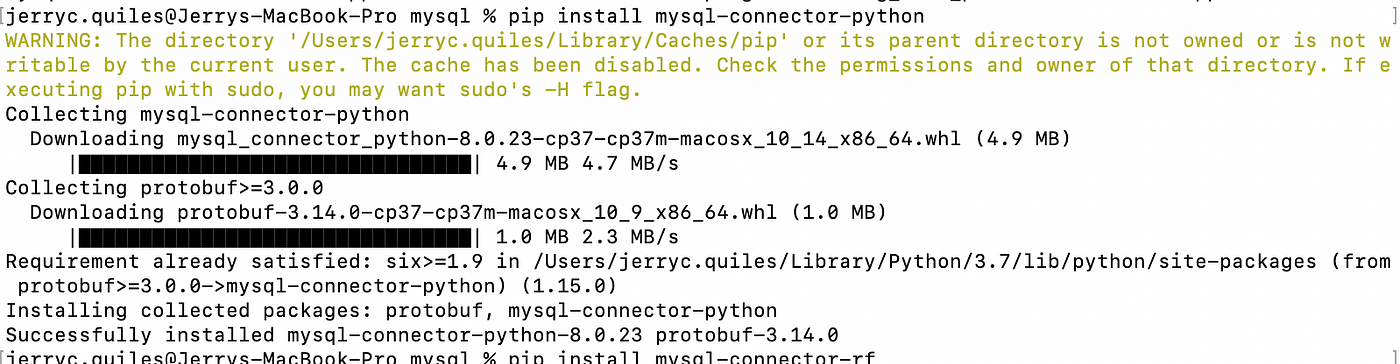 install mysql python on mac install mysql python on mac