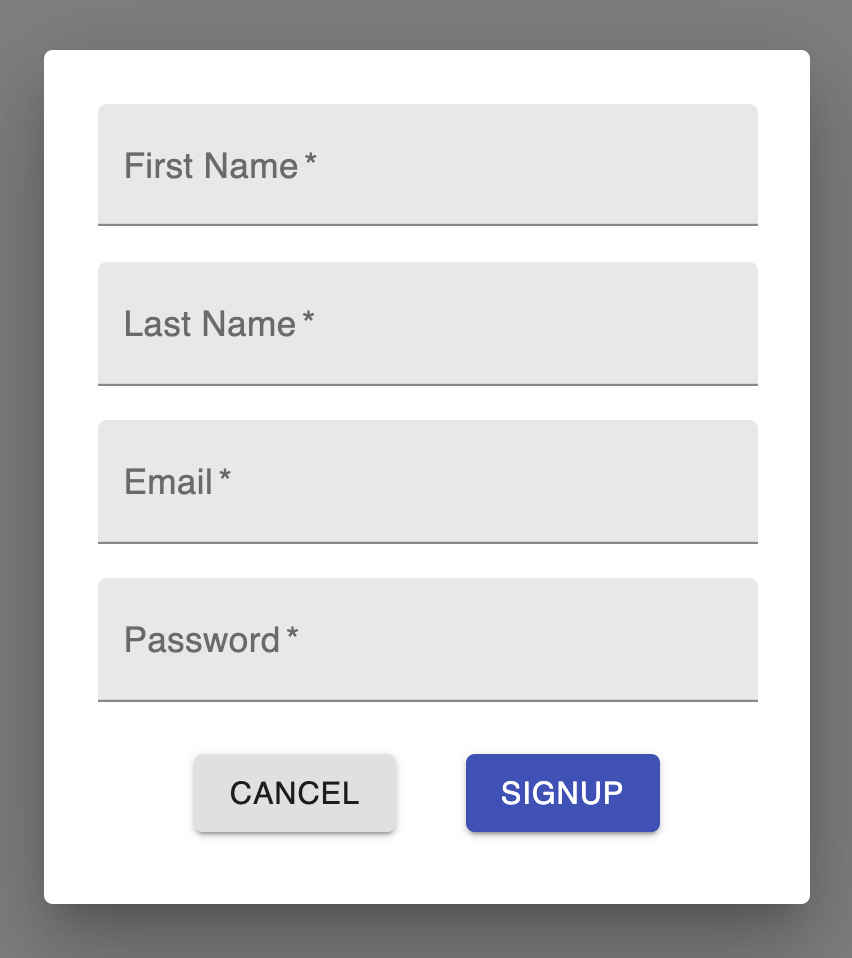 Create a Signup Page with React and Material-UI | by Chad Murobayashi |  Level Up Coding