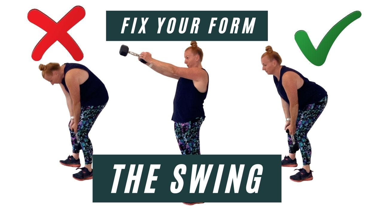 How To Do A Kettlebell Swing. Fix your form to get the most from your… | by  Emma Colsey-Nicholls | In Fitness And In Health | Medium