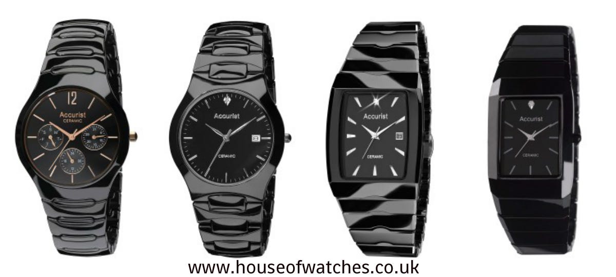 accurist ceramic watch