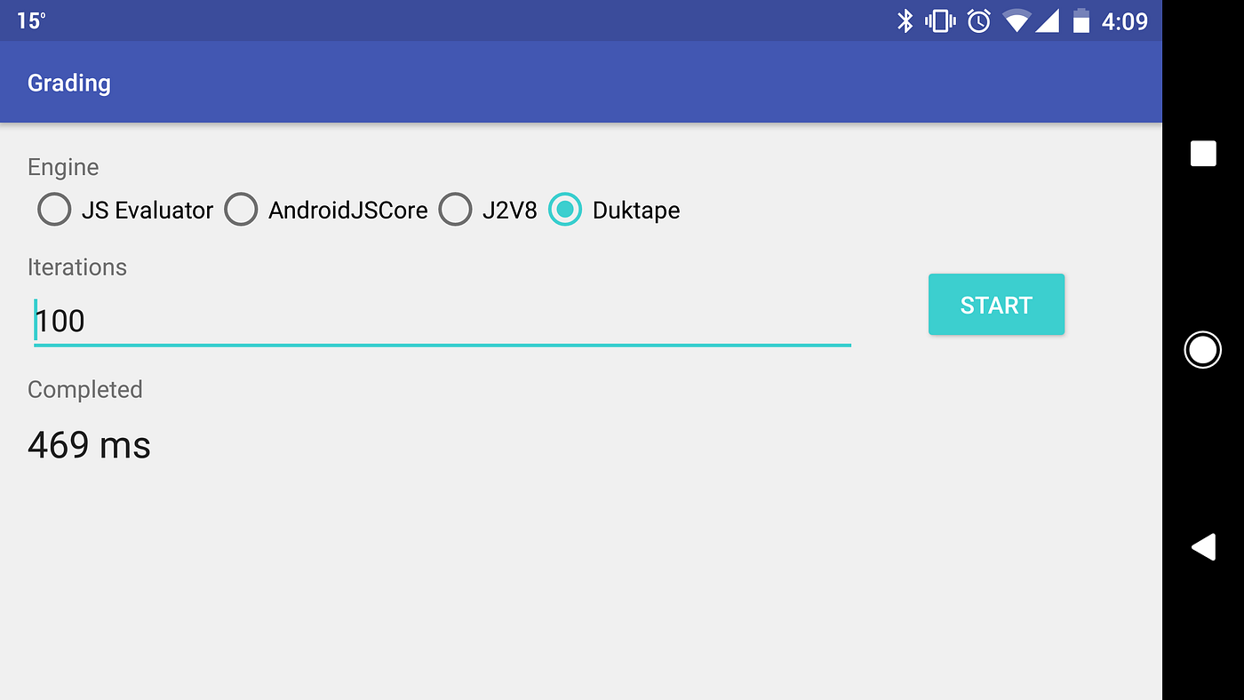 Comparison Shopping: Searching for JavaScript Engines for Android | by  Damien Diehl | Tech @ Quizlet | Medium