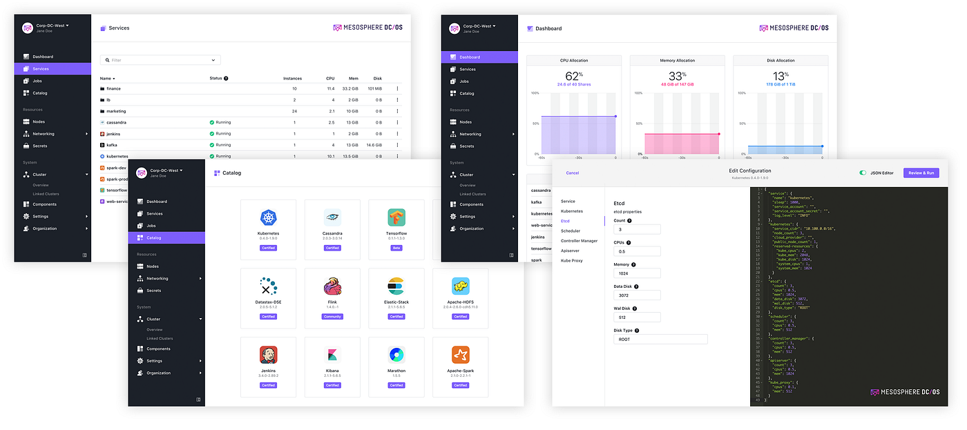 Enterprise design stack: the tools we use to design the datacenter  operating system | by Lee Munroe | UX Collective