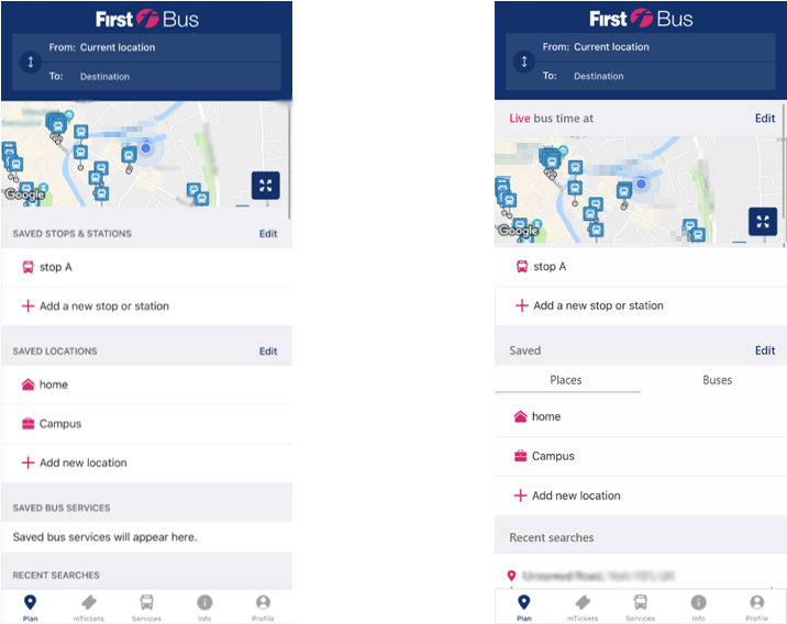 A Redesign of the First Bus app for the firsttime user by Ling Yang