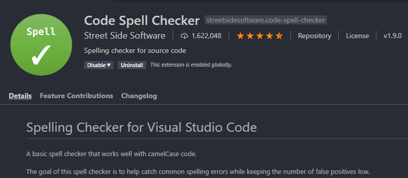 Code Spell Checker