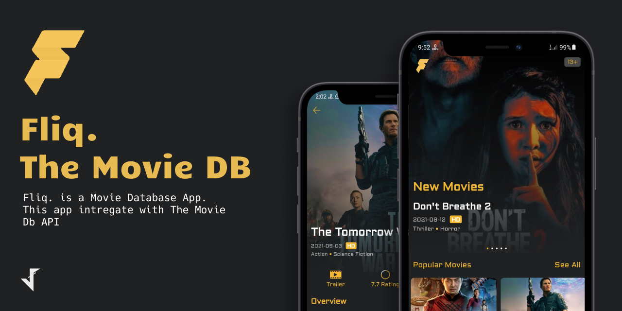 Fliq. — the movie db. fliq is a movie database app. this app… | by jahid  hasan | medium