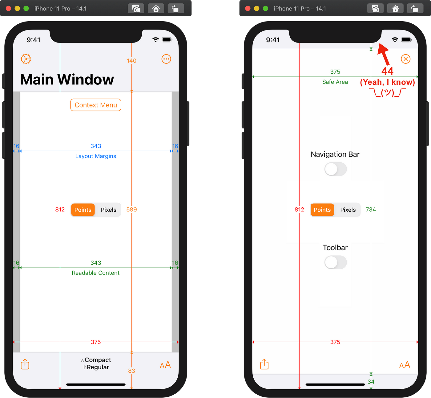 How iOS Apps Adapt to the various iPhone 12 Screen Sizes | by Geoff  Hackworth | Medium
