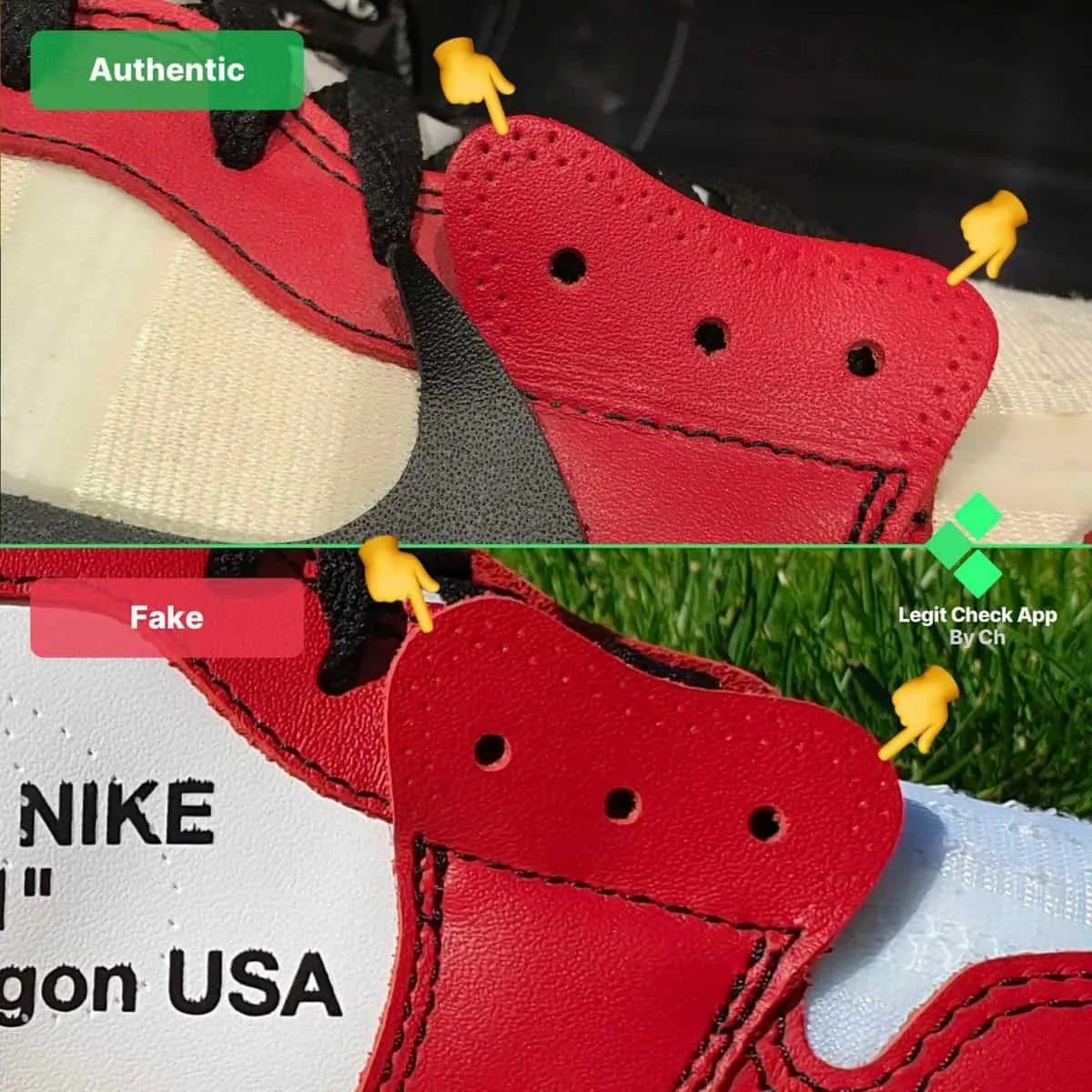 How To Spot Fake Off White Air Jordan 1 Chicago Real Vs Fake Ow Aj1 Og By Legit Check By Ch Medium How To Spot Fake Off White Air Jordan 1 Chicago Real Vs Fake Ow Aj1 Og By Legit Check By Ch Medium