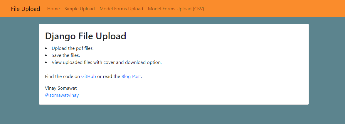 Django: Distributing Files among Users | by Vinay Somawat | Quick Code ...