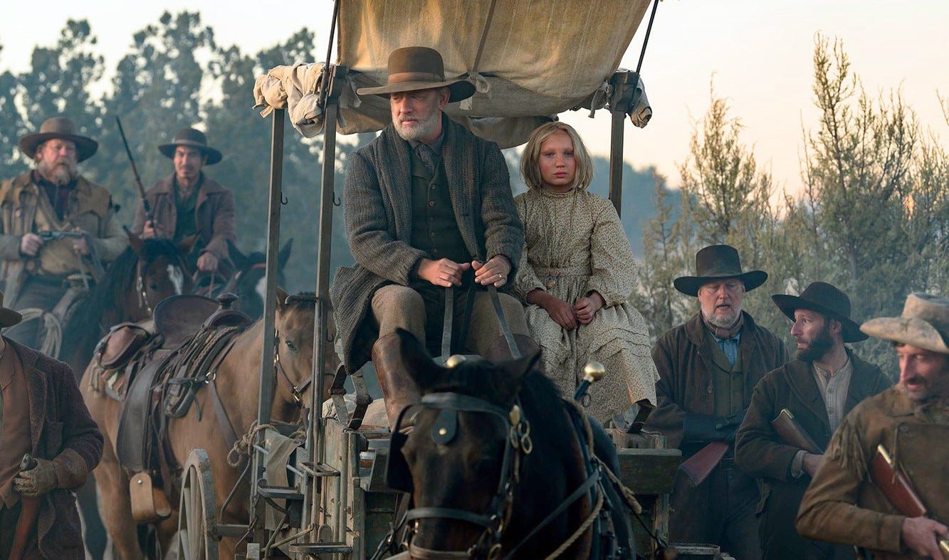 Scene from the film News of the World