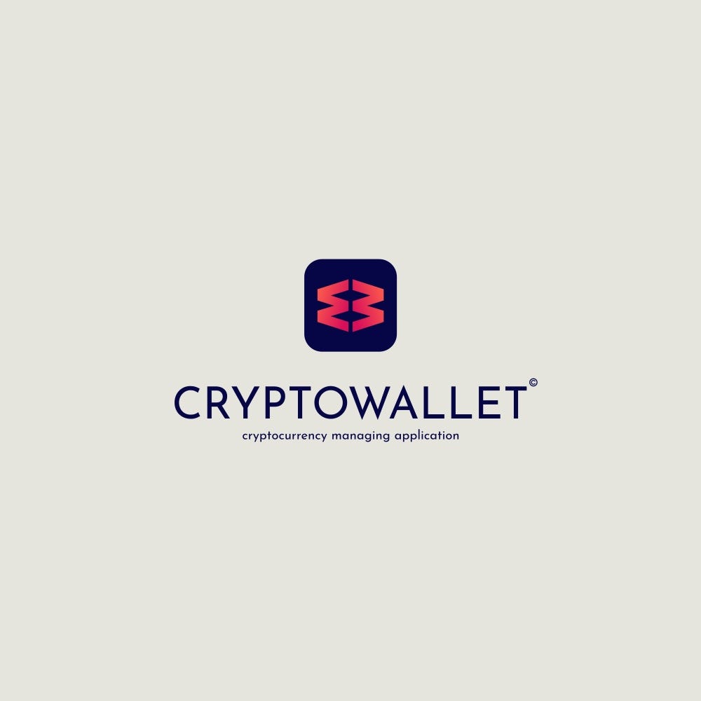  Oblikovanje Logotipa Za Aplikacijo Cryptowallet logo Design For
