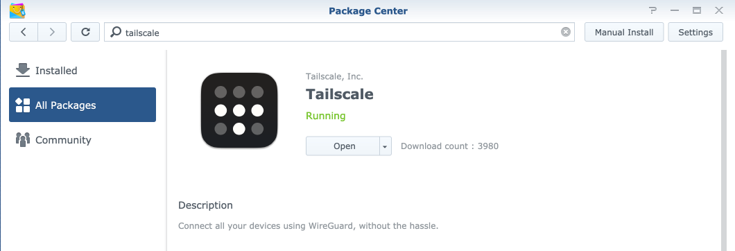 Secure remote access to Synology NAS using Tailscale —Getting Started | by  Michael Warkentin | Medium