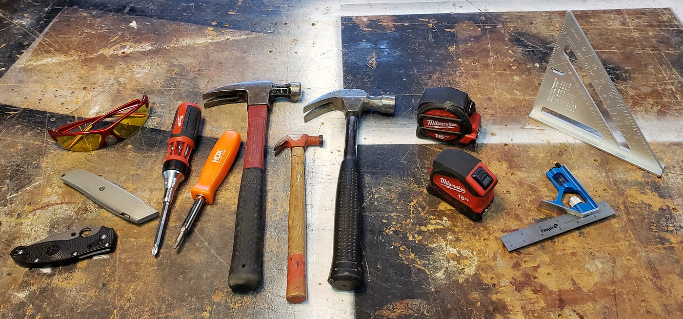 Making your own starter toolbox. How do you prioritize the tools to get