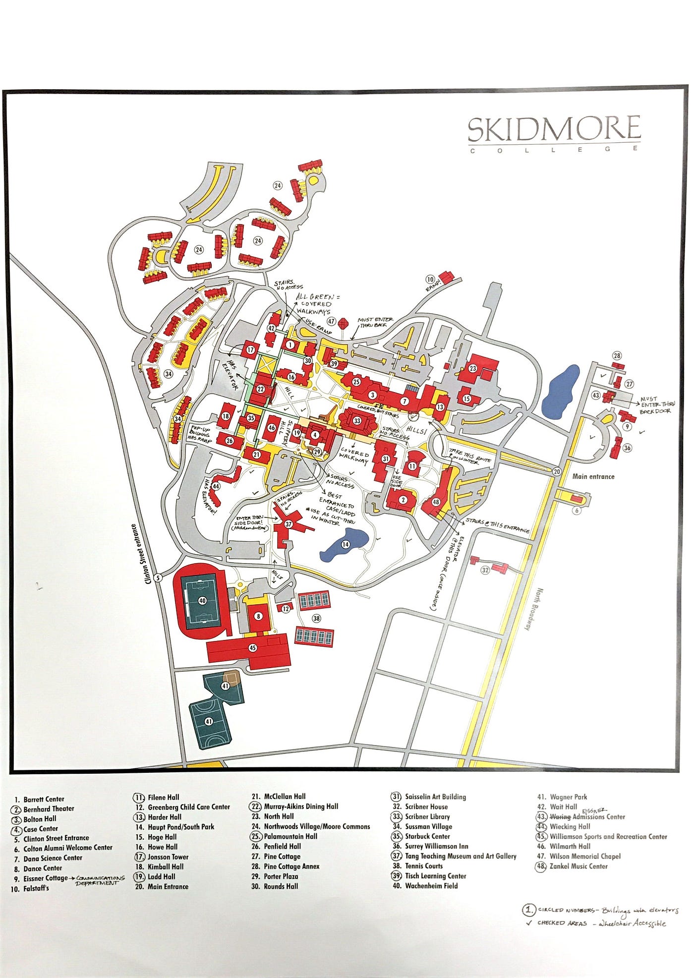 Skidmore College Campus Map Mapping The Route, Laying The Groundwork | By Samantha Fleishman | Medium
