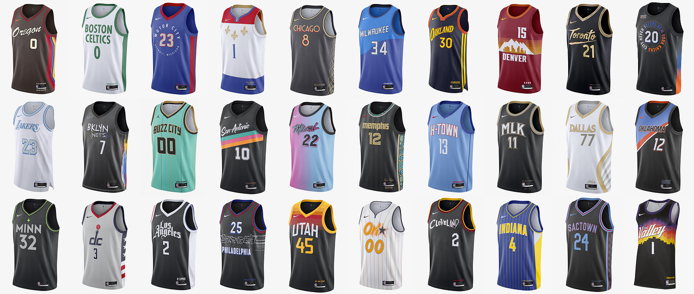 Camisetas NBA City Edition 2020/2021