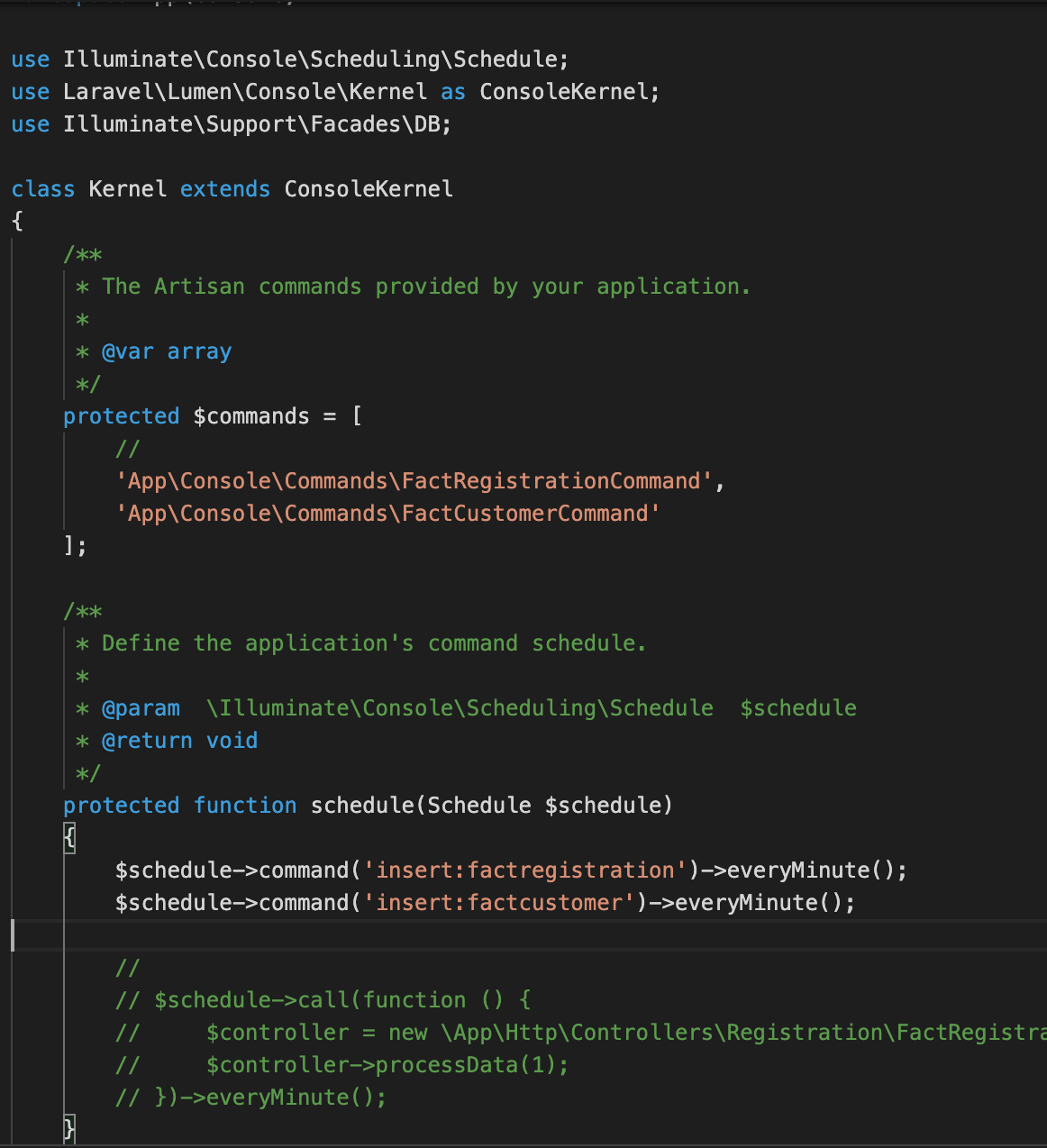 Cron job Laravel via Task Scheduler Command panggrayta dido Medium