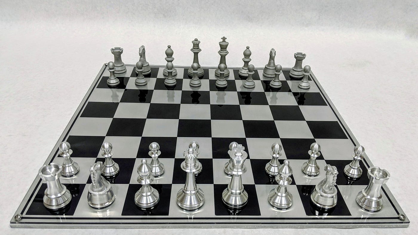 Creating Aluminum Chessmen. Some believe chess is a game, war… by