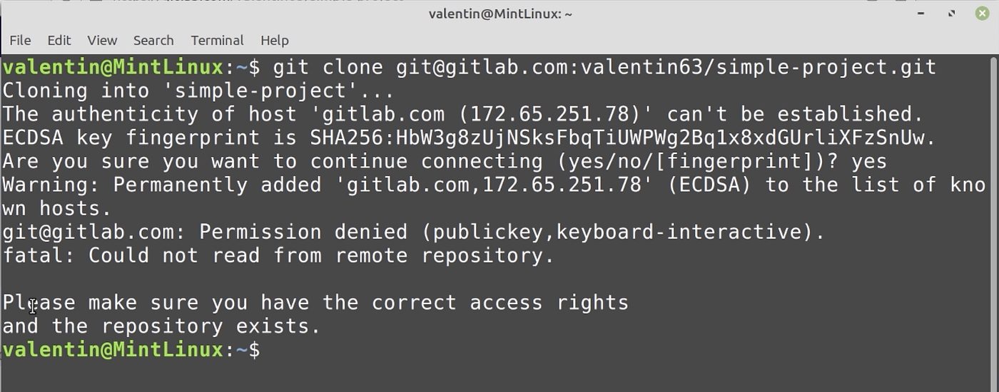[2022] How to set up your SSH key for GitLab on Linux (Ubuntu / Mint