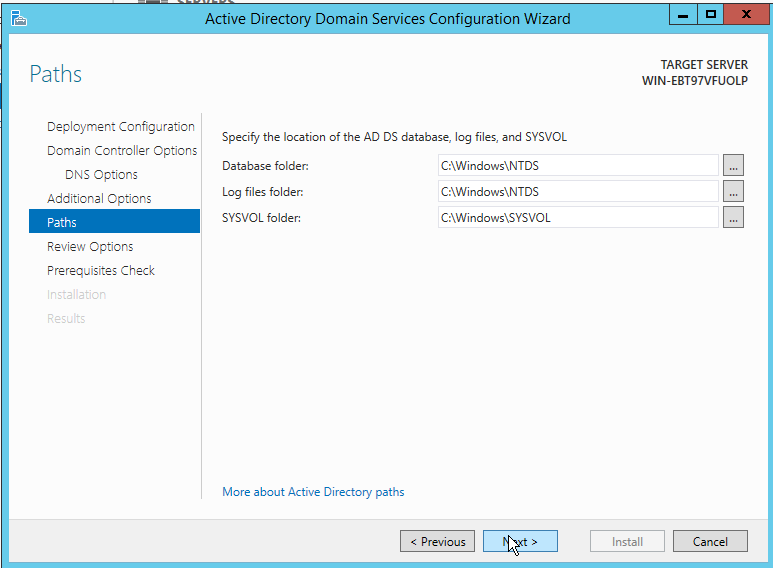 Настройка active directory windows server 2012 книга