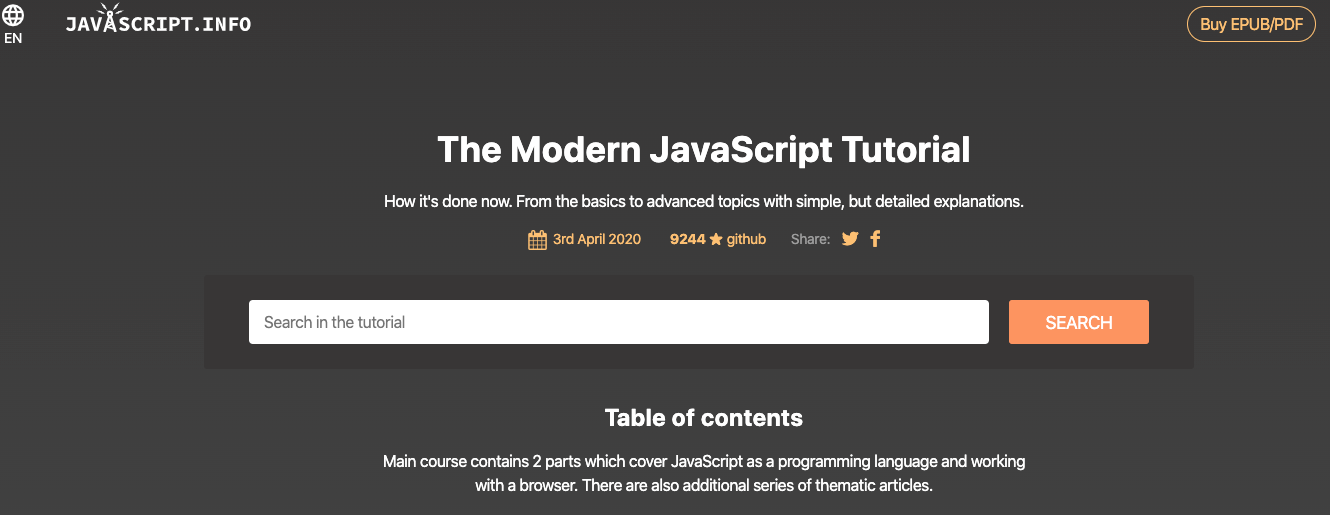 22 Best Javascript Tutorial Website