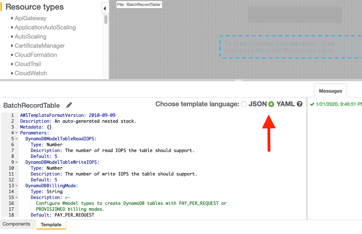 How to convert CloudFormation JSON to YAML with shortform functions
