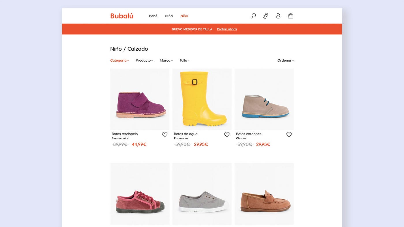Bubalú e-commerce — A UX Case Study | by Teresa Cobo | Medium
