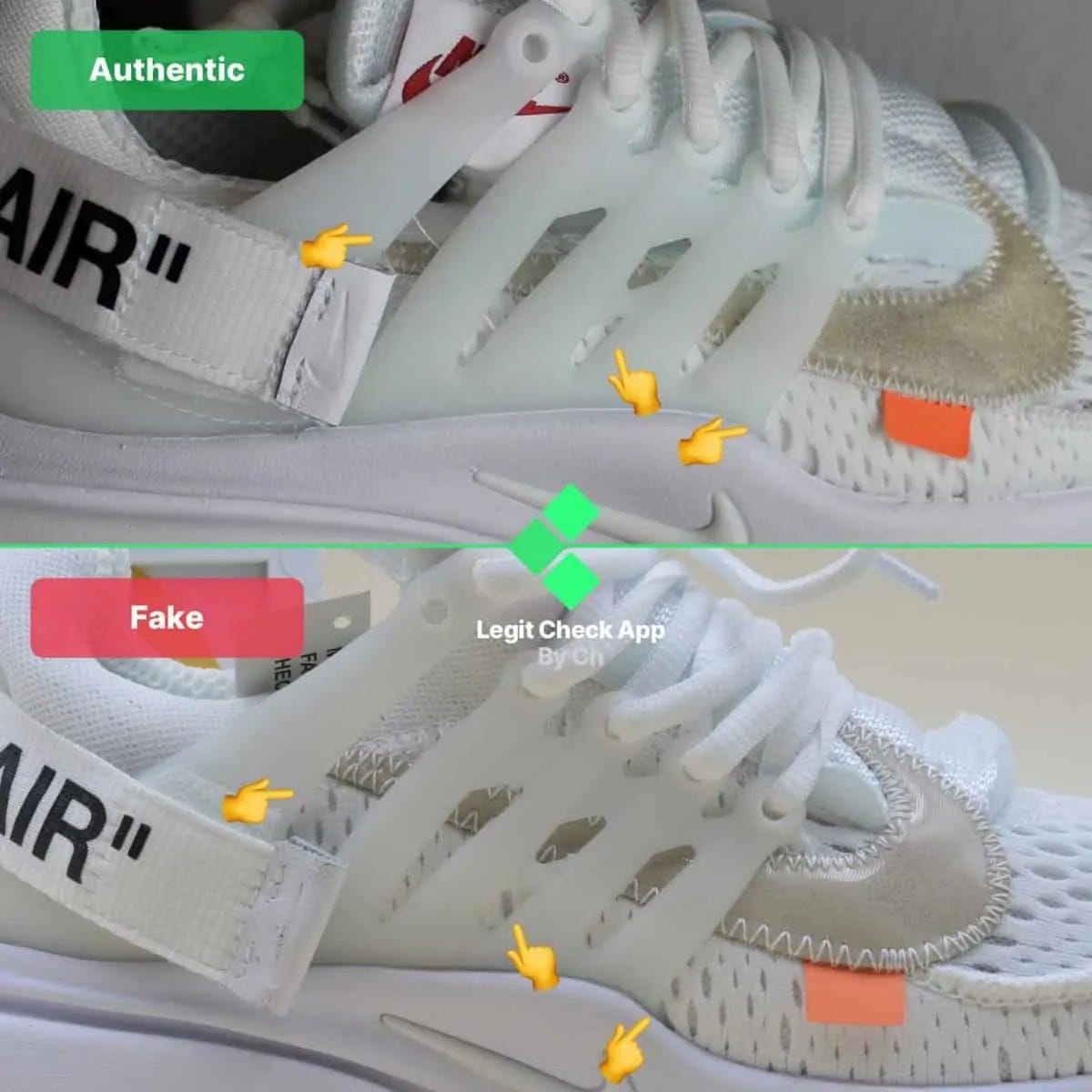 Off White Air Presto White Legit Check Guide Real Vs Fake Ow Air Presto White By Legit Check By Ch Medium