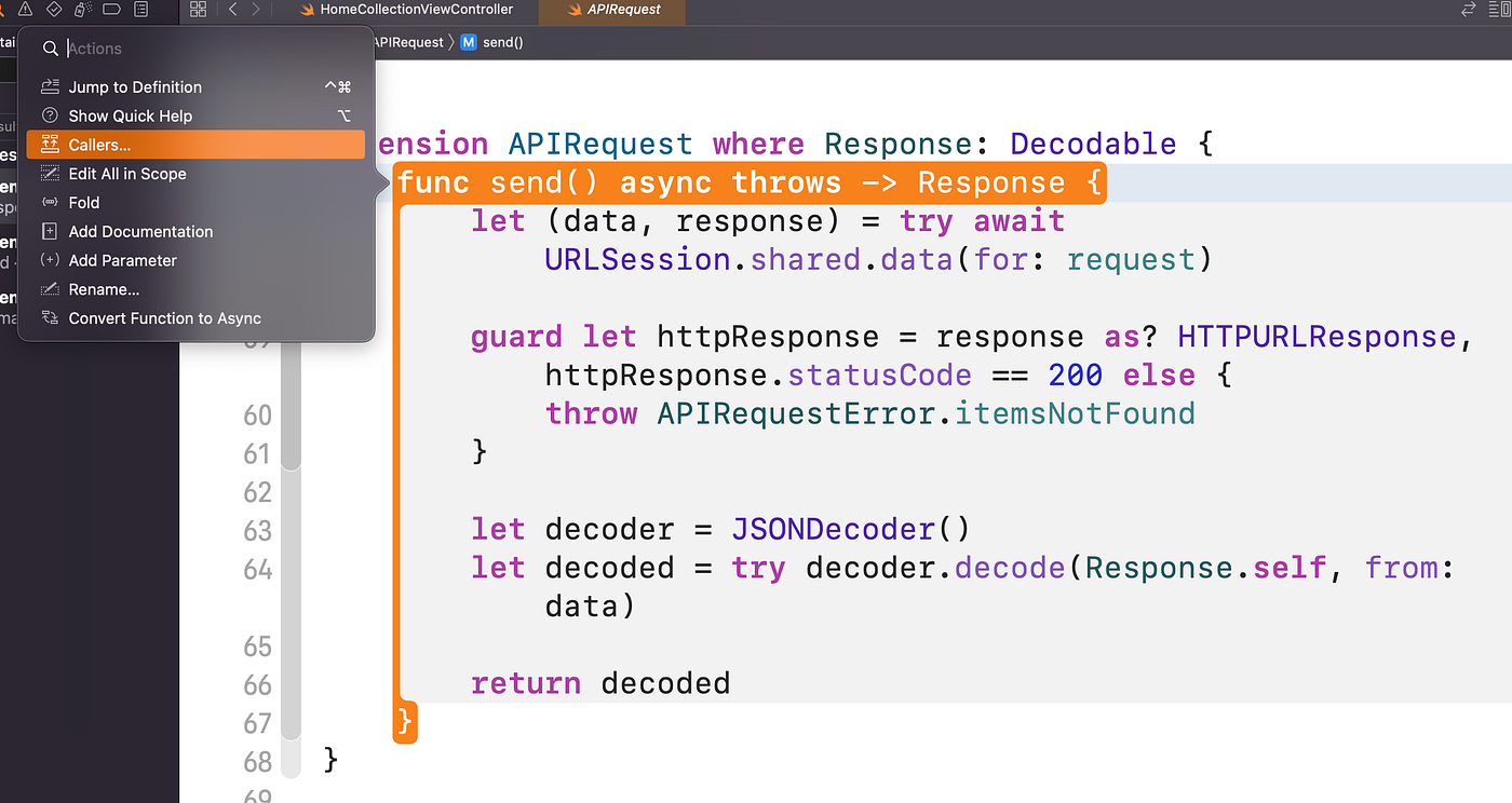 更清楚的 Jump to Definition & Callers 說明 — Xcode 14 新功能 彼得潘的 Swift iOS