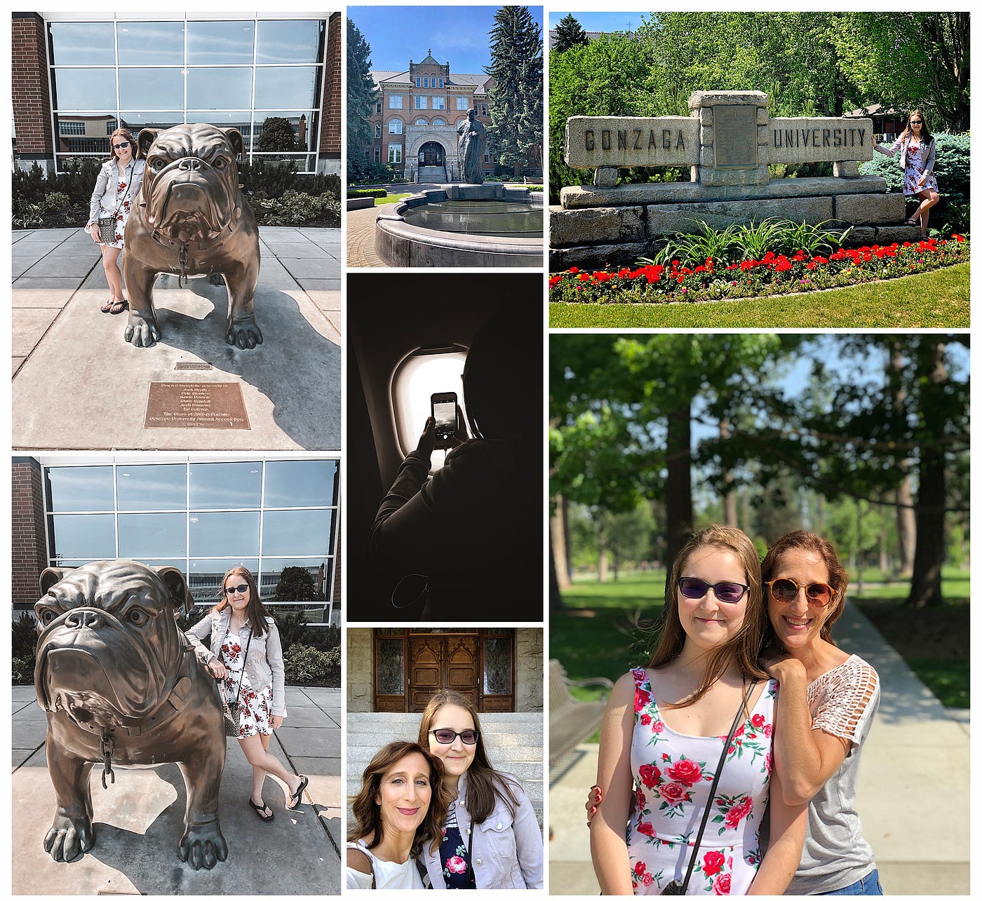 college visits, Gonzaga, high school senior photographer