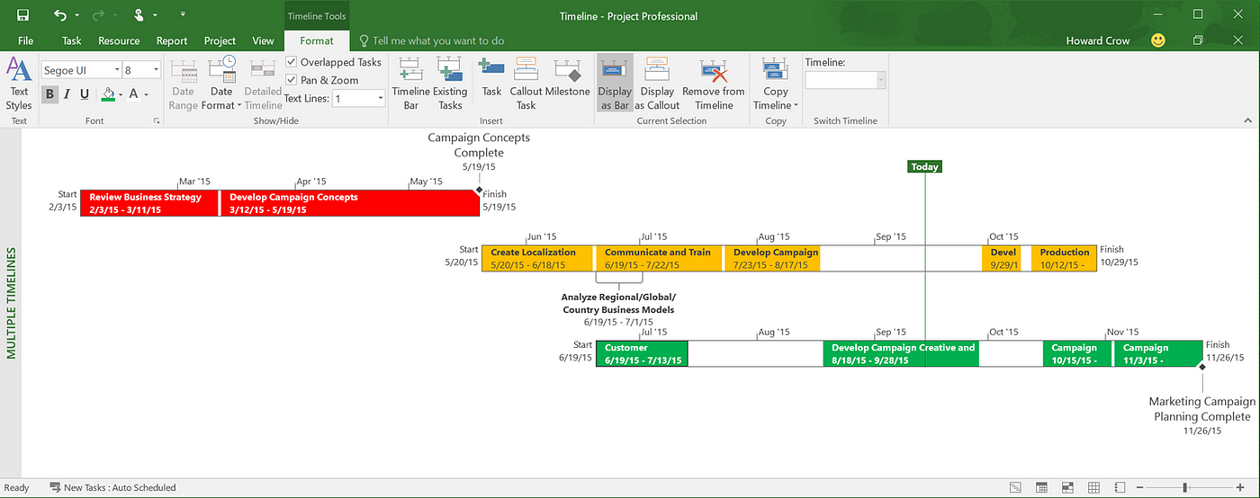 how to reference microsoft project professional 2016 help