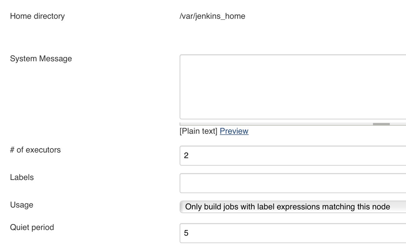 Only build jobs with label expressions matching this node