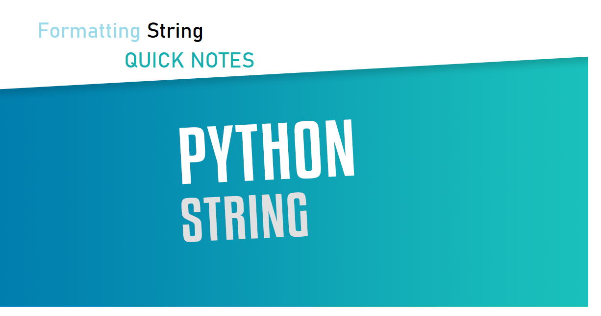 String Formatting in Python. How To Format Strings in Python… | by J3 |  Jungletronics | Medium