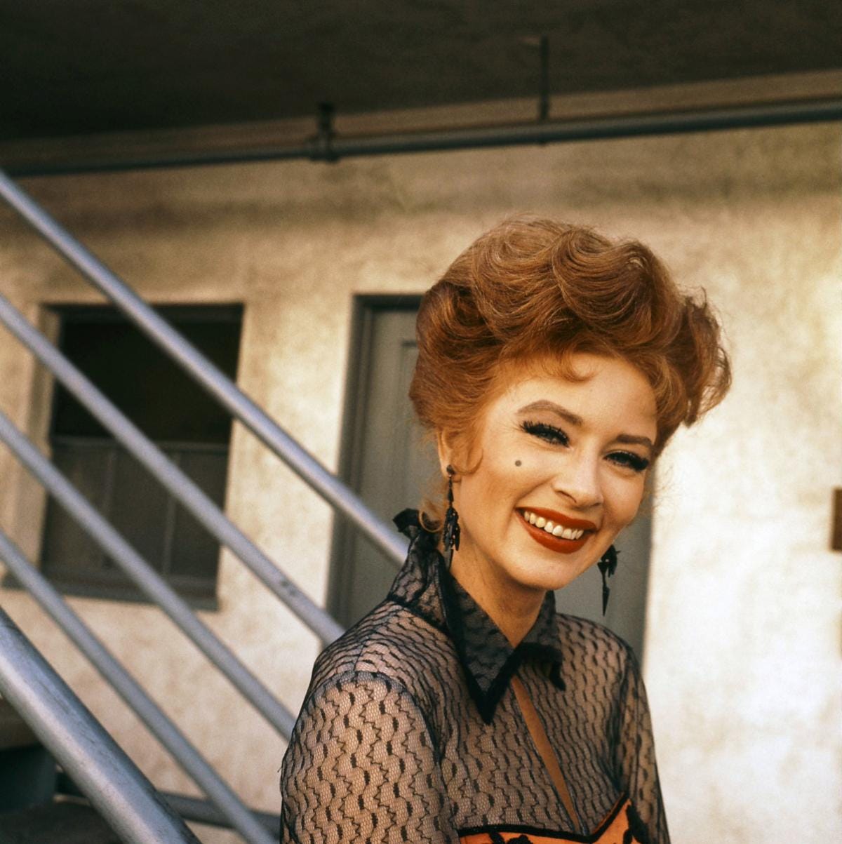 Actress Amanda Blake is captured in glorious color as Long Branch saloon ow...