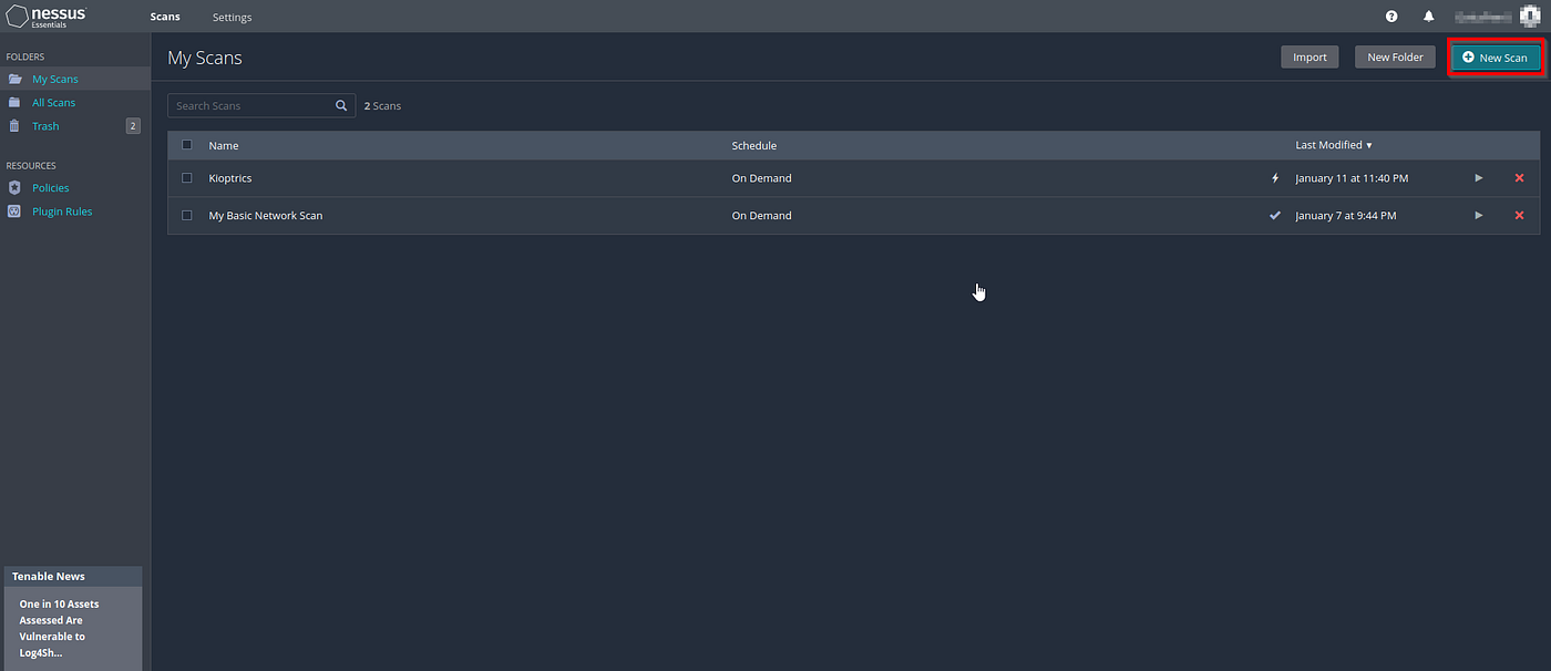 Vulnerability Scanning with Nessus and Remediation | by Eric Tsang | Dev  Genius